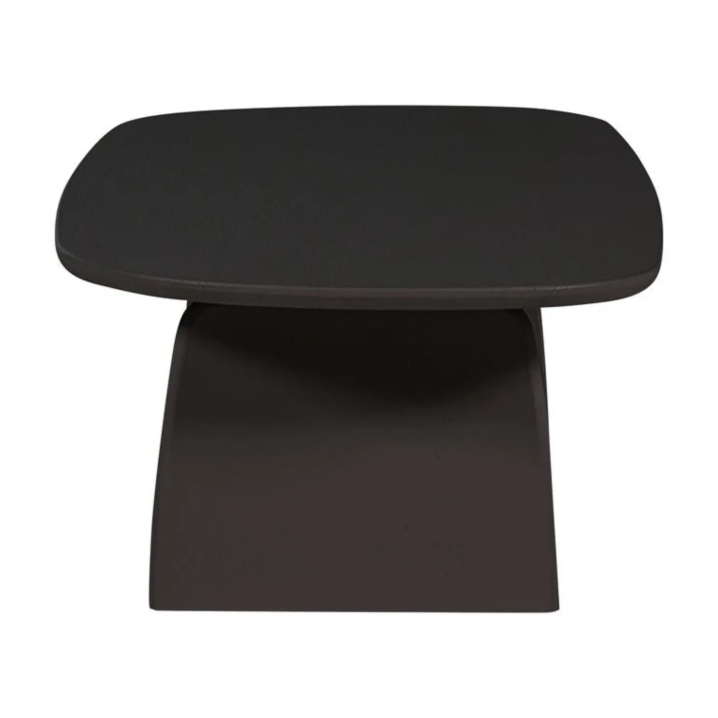 Tablo Salontafel organisch Eikenhout zwart 110cm