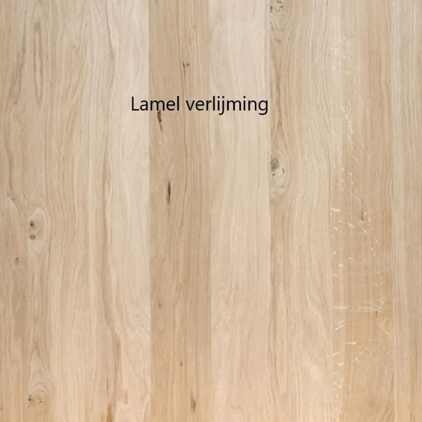 Tablo tafelbladen Deens ovaal met panel randafwerking (zelf samenstellen)