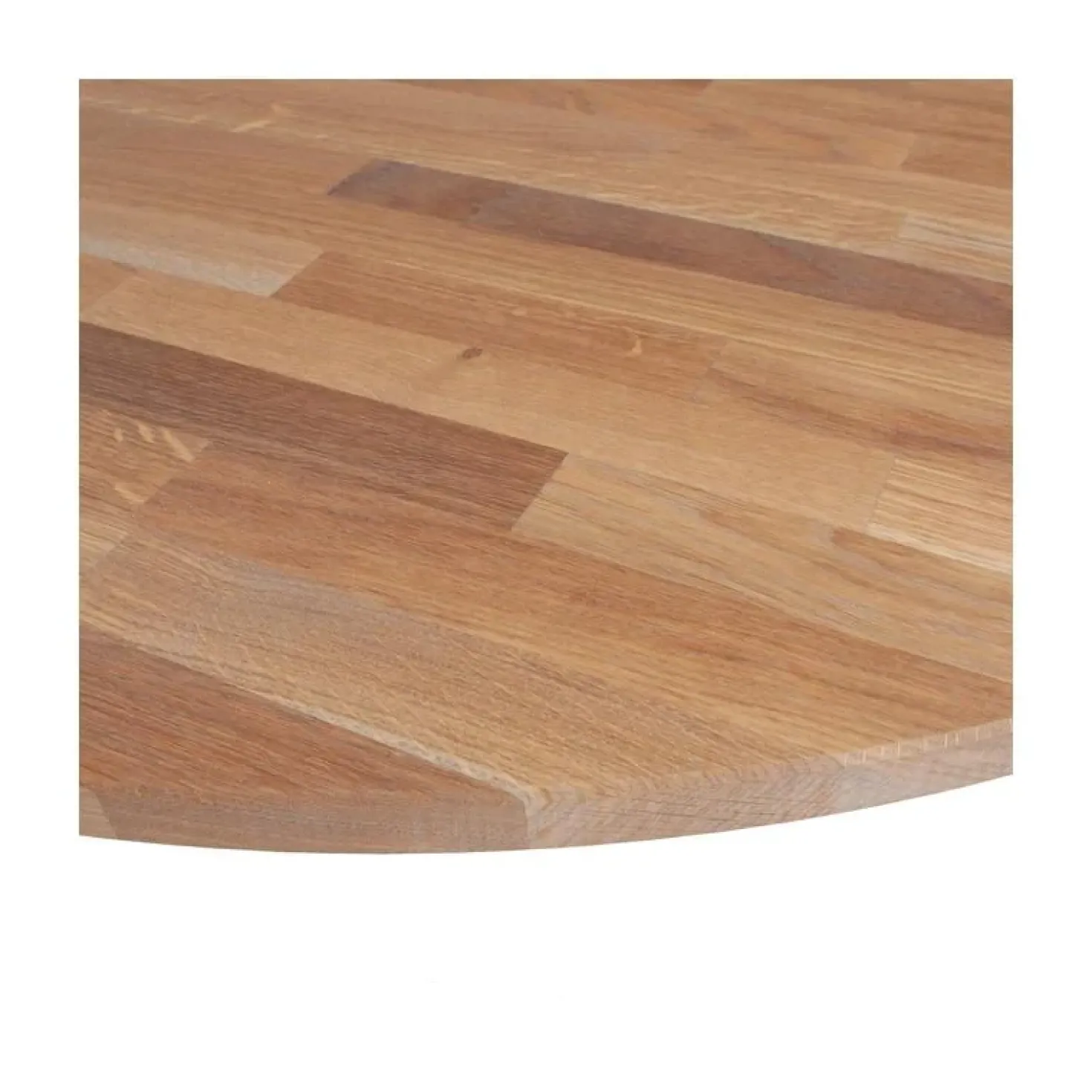 Tablo Tafelblad Rond Eiken Olie Grijs 120cm