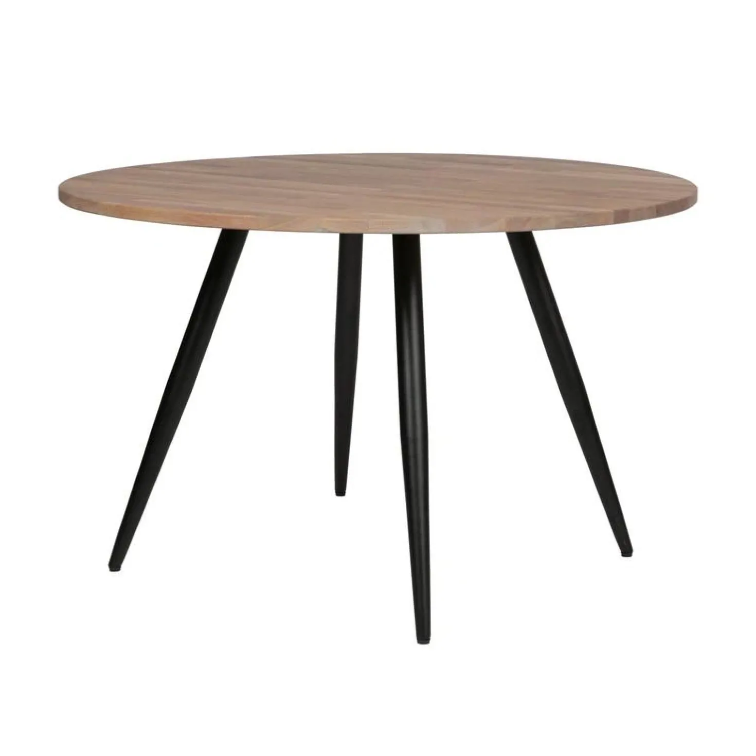 Tablo Tafelblad Rond Eiken Olie Grijs 120cm