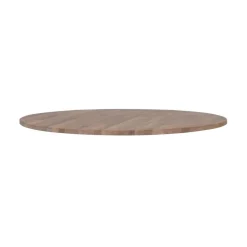 Tablo Tafelblad Rond Eiken Olie Grijs 120cm