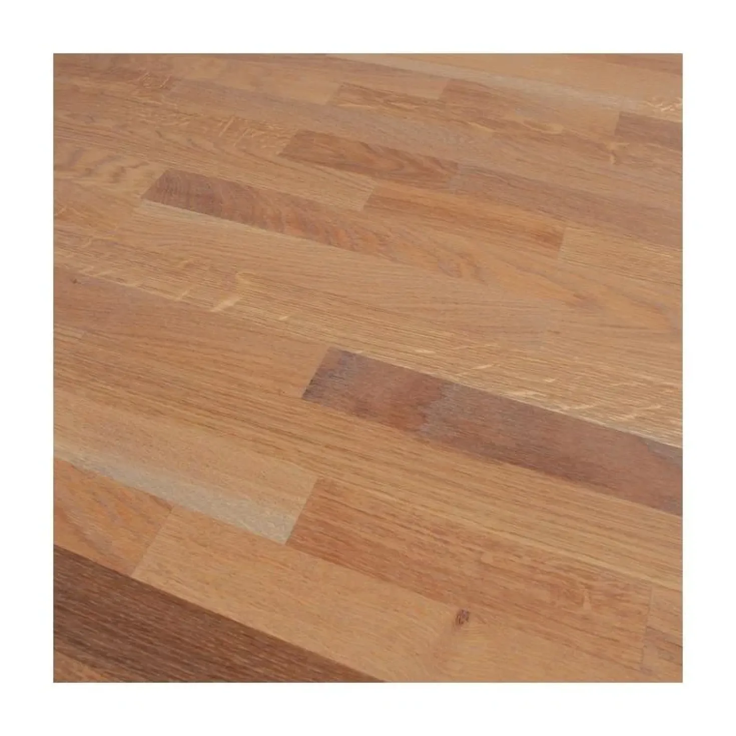 Tablo Tafelblad Rond Eiken Olie Grijs 120cm