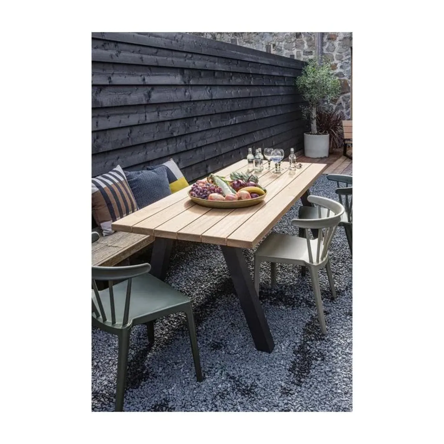 Tablo Tuintafel Ayoushout 210cm