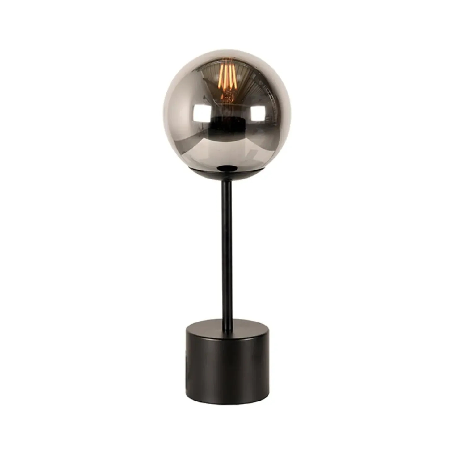 Tafellamp Fumo 1-Lichts Smoke Glas