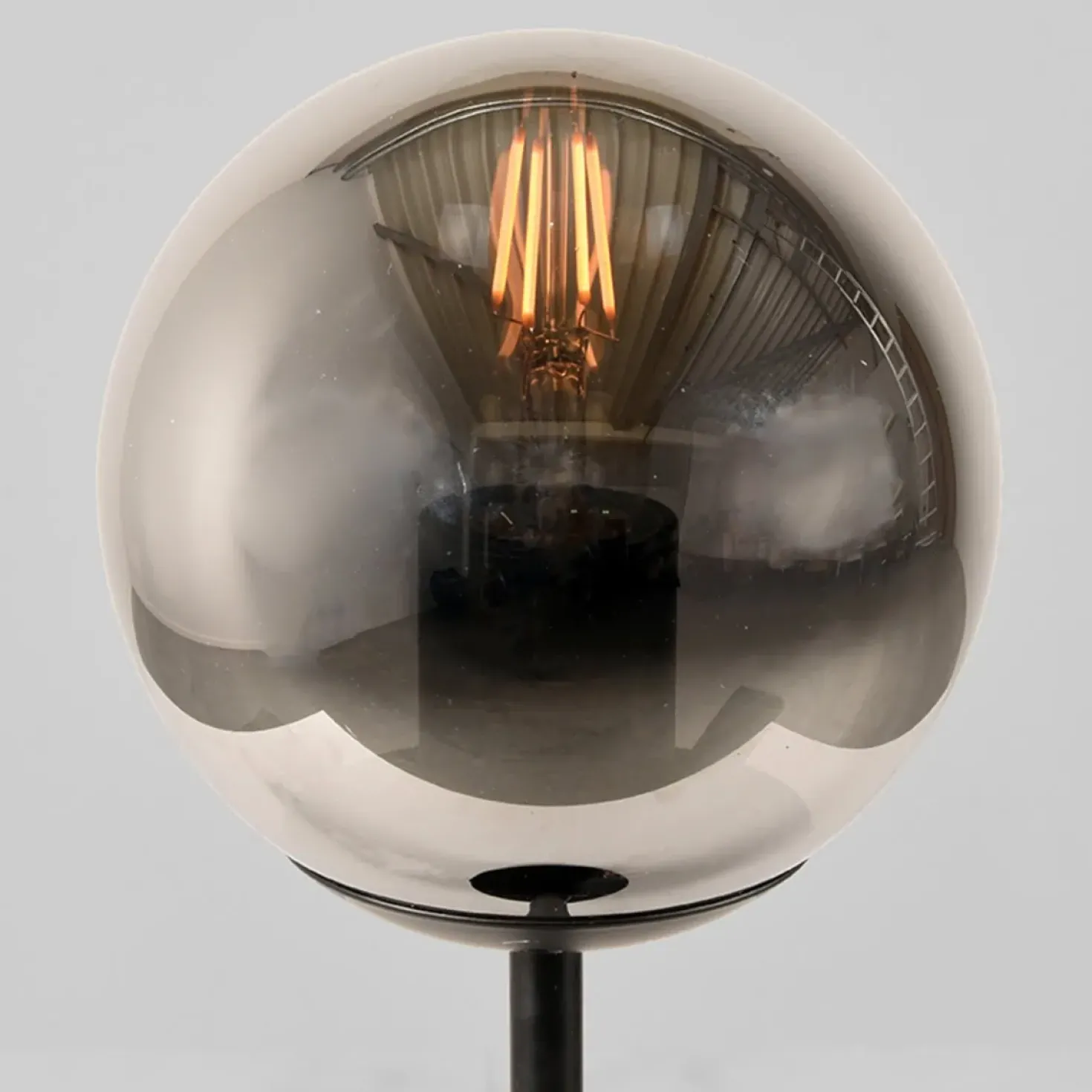 Tafellamp Fumo 1-Lichts Smoke Glas