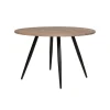 Tafel poot conisch metaal zwart (2-standen)