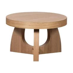 Tala Bijzettafel MDF Rond Naturel 55cm