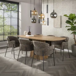 Tanda Eetkamerstoel Hoven taupe