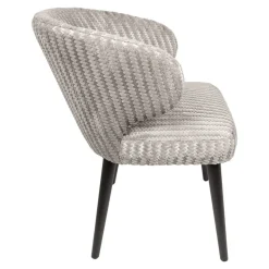 Taro Eetkamerstoel Beige Donkerhout