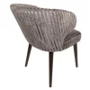 Taro Eetkamerstoel Taupe Donkerhout