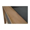 Teak Loungebank teak met kussen 180cm