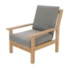 Teak Loungestoel teak met kussen