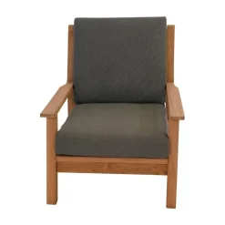 Teak Loungestoel teak met kussen