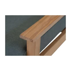 Teak Loungestoel teak met kussen