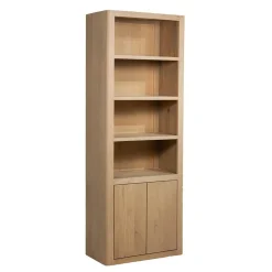 Tenna Boekenkast naturel mangohout 80cm