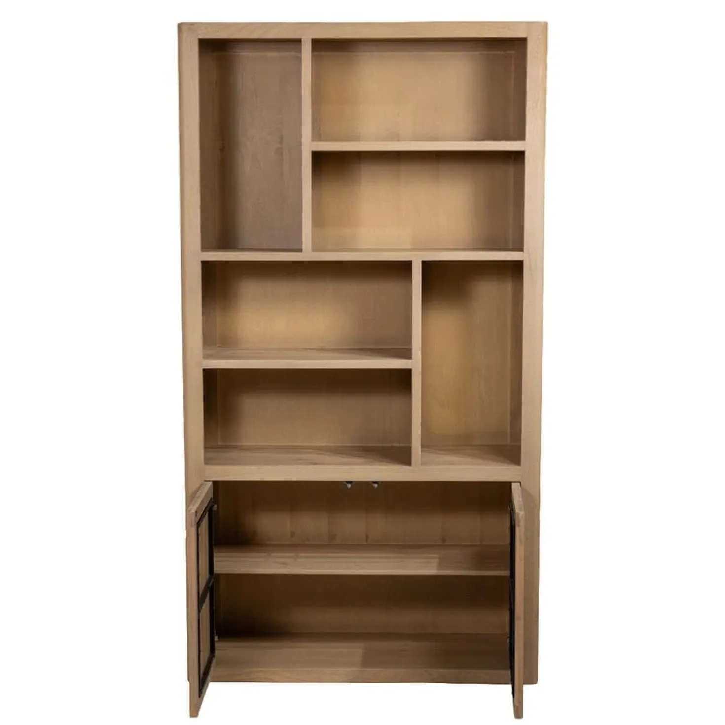 Tenna Boekenkast XL naturel mangohout 120cm