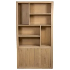 Tenna Boekenkast XL naturel mangohout 120cm
