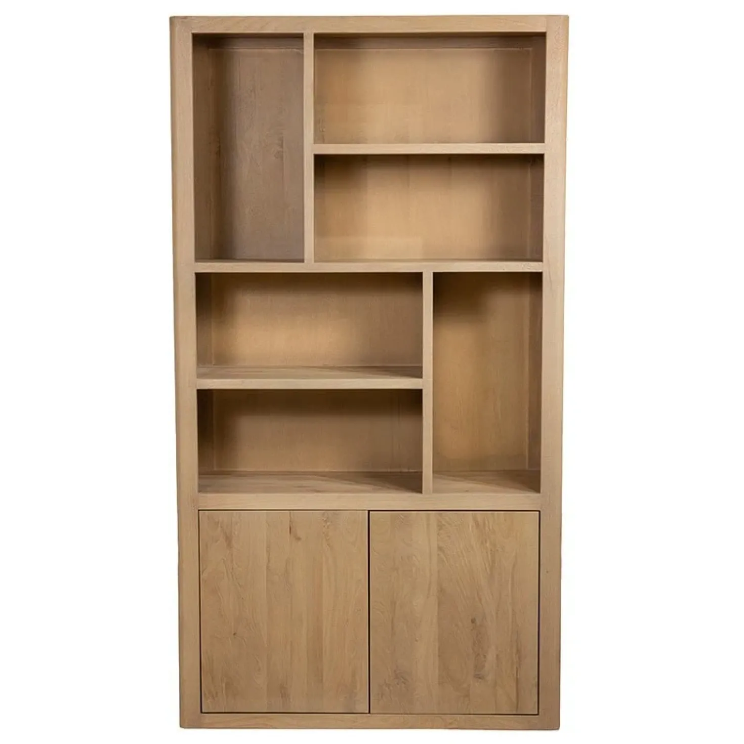 Tenna Boekenkast XL naturel mangohout 120cm