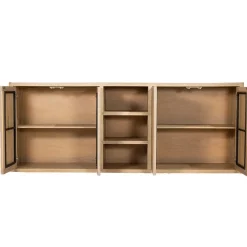 Tenna Dressoir naturel mangohout 220cm