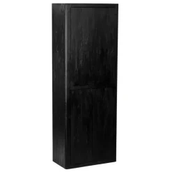 Tenna Wandkast Zwart mangohout 80cm