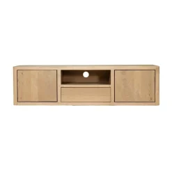 Tenna zwevend Tv meubel naturel mangohout 150cm