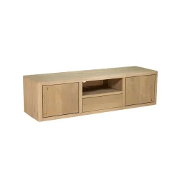 Tenna zwevend Tv meubel naturel mangohout 150cm