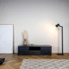 Tenna Zwevend Tv meubel zwart mangohout 150cm