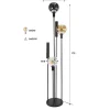 Tessio 5-lichts Vloerlamp Multikleur glas