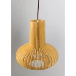 Tess 1-lichts Hanglamp hout bol