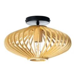 Tess 1-lichts plafondlamp hout 30cm