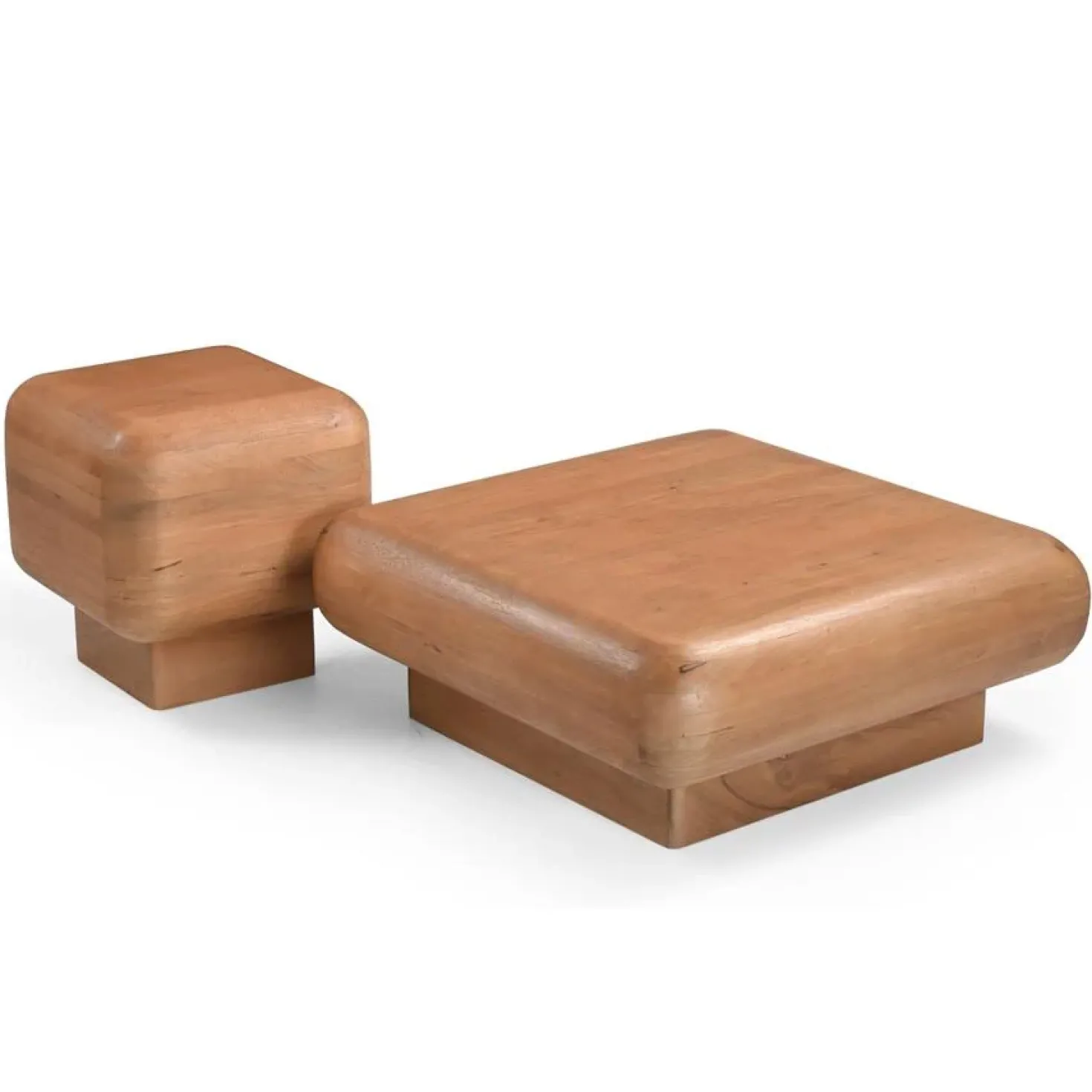 Teun Salontafel vierkant Mangohout 80 cm