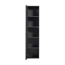 Teun Wandkast smal Grenen zwart 44cm