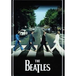 The Beatles Abbey Road V - metalen bord