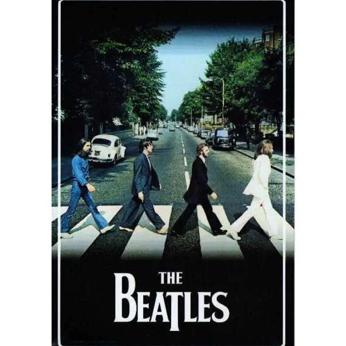 The Beatles Abbey Road V - metalen bord