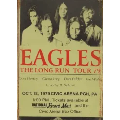 The Eagles - metalen bord