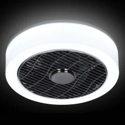 The Fan no. 5 Plafondventilator/lamp antraciet - opal