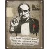 The Godfather - Learn from the streets - metalen bord