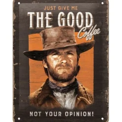 The Good Coffee - metalen bord