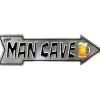 The Man Cave pijl - metalen bord