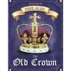 The Old Crown - metalen bord