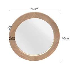 Thomas Spiegel rond Naturel 40cm