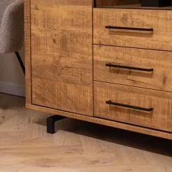 Thornbay Vakkenkast 2 deuren Hout 135cm