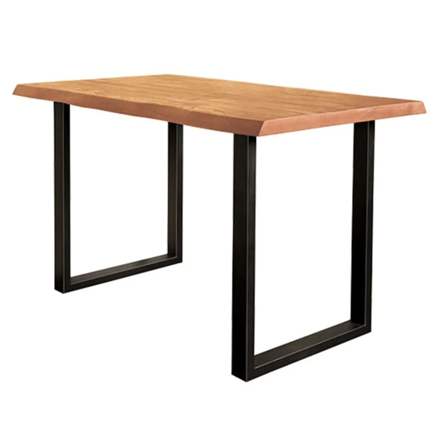 Tiago bartafel met U poot acacia hout naturel 140x90x95