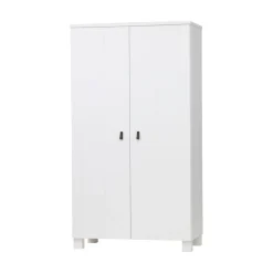 Ties Kledingkast Grenen Wit 111cm