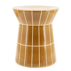 TileTastic Bijzettafel Hoog Mosterd 38cm
