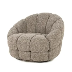 Tina Fauteuil Taupe stof