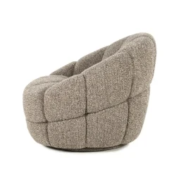 Tina Fauteuil Taupe stof