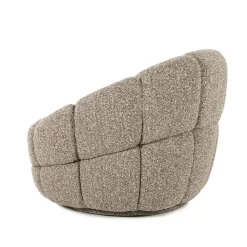 Tina Fauteuil Taupe stof