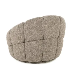 Tina Fauteuil Taupe stof