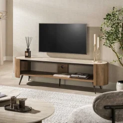 Tio Tv meubel Keramiek Hout 180cm